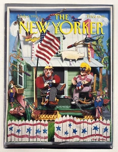 The New Yorker Magazine July 5, 1993 Cover Red Grooms 'The Glorious Fourth' - Picture 1 of 2