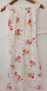 Yumi Pink Roses Floral Dress Evening Occasion Wear UK 14 Women - Picture 1 of 8