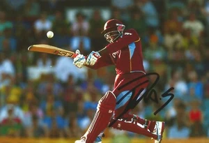 WEST INDIES CRICKET: DEVON THOMAS SIGNIERT 6x4 ODI ACTIONFOTO + COA - Bild 1 von 1