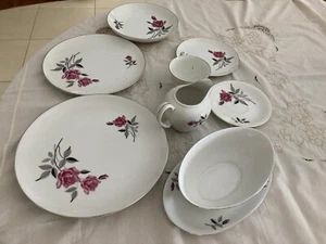 Royal Nippon China Dinner Set Rose Flower Pattern Setting For 6 - Picture 1 of 8