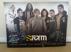 *Signed* UFC Poster Anthony Pettis Scott Jorgensen Joseph Benavidez Chad Mendes - Picture 1 of 7