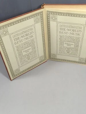 Libro de Música Antiguo LA MEJOR MÚSICA DEL MUNDO 1904 Volumen VIII Volumen 8 Foto 1 de 4