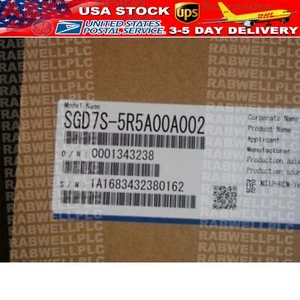 New Yaskawa SGD7S-5R5A00A002 AC Servo Drive SGD7S5R5A00A002 Expedited Shipping - Picture 1 of 1