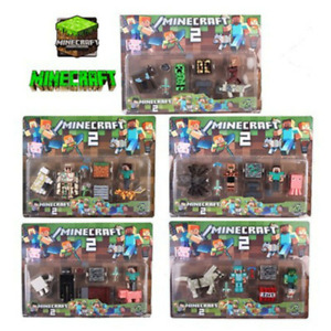 Minecraft Steve Creeper Enderman Active Figures Kids Toys Birthday Surprise Gift