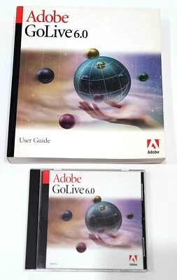 Software Adobe GoLive 6.0 Windows con número de serie y guía del usuario Foto 1 de 4