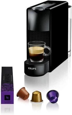 NESPRESSO ESSENZA MINI COFFEE MACHINE BLACK, BRAND NEW BOXED, Over 200 sold - Image 1 of 4