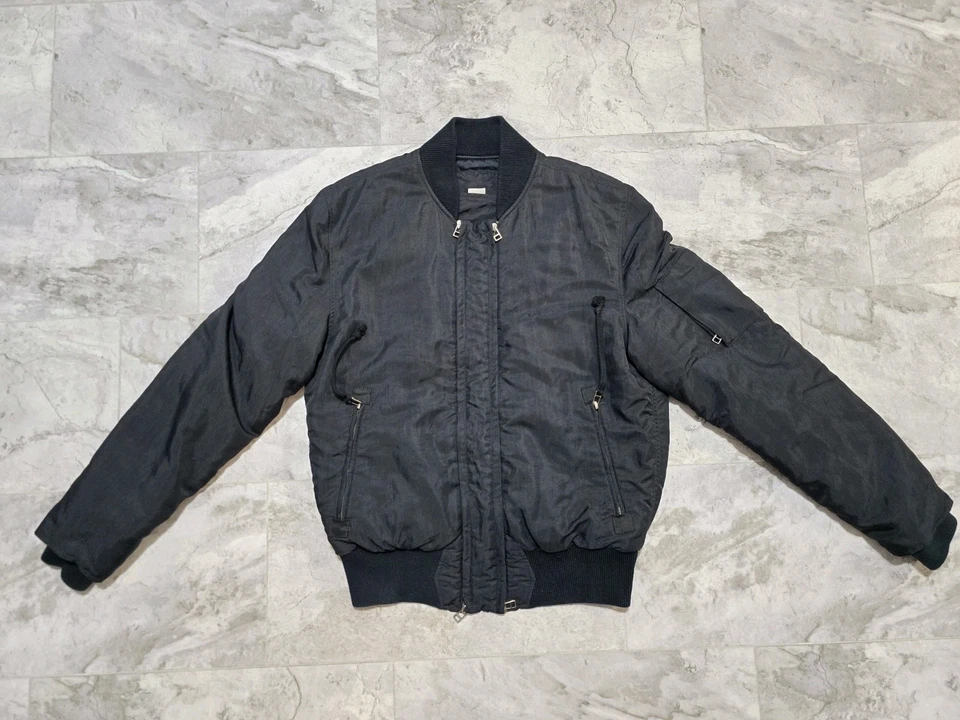 Acne Studios Felix Nylon Bomber Jacket AW10 Black Mens Sz 48 (US M) Rare!! G2U - Image 1 of 1