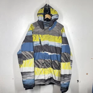 Chaqueta de esquí Quiksilver para hombre XXL multi snowboard Quiktech Rice 10K impermeable - Imagen 1 de 13