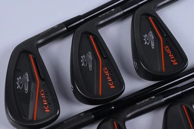 Cobra King forgiato CB/MB 2019 nero ferri combinati / 4-PW / rigido flessibile KBS Tour - Immagine 1 di 4