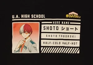 Camiseta My Hero Academia U A High School Shoto Todoroki LRG - Imagen 1 de 4