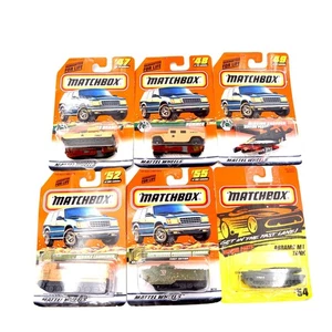 Matchbox Military Lot 97-99 6x Die-Cast Fahrzeuge Panzer Hummer Chopper Rakete NOS - Bild 1 von 15