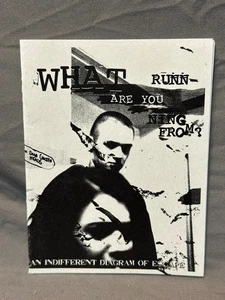 What Are You Running From Fanzine Zine #21/500 Hardcore Punk Indie Rock - Picture 1 of 3