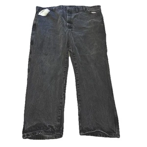 Rustler Jeans Black Women's Size 48 x 30 Baggy Fit 100% Cotton Wide-Leg 87619CB - Picture 1 of 10