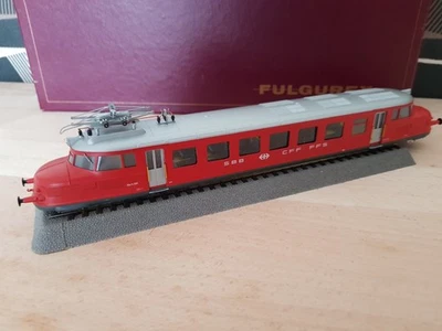 FULGUREX HO AUTORAIL - SBB RAe 2/4 "Flèche rouge"  EN BOITE D'ORIGINE - Photo 1/4