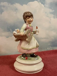1980 GOEBEL Blumenkinder Lore Figurine LITTLE MOMMY  11 296 20  West Germany  8" - Picture 1 of 20