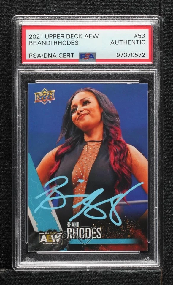 PSA/DNA 2021 AEW All Elite Wrestling Eden Stiles PSA/DNA Authentic Card & Auto - Image 1 of 2