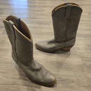 Dingo Cowboystiefel Herren 11,5 D grau Leder Western bestickt Made in USA - Bild 1 von 17