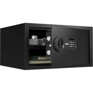 Sicherheits Safe, Geldkoffer, Zifferntastatur, , 28L, Stahl, Wandmontage - Bild 1 von 9