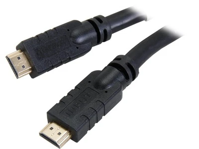 StarTech.com HDMIMM80AC 80 ft. Black Connector A: 1 - HDMI Connector, - Image 1 of 4