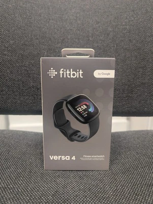 Fitbit Versa 4 Neu & Originalverpackt Google SmartWatch Fitness Tracker Schwarz - Bild 1 von 4