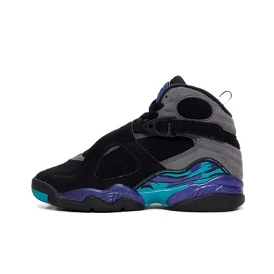 Big Kid's Jordan 8 Retro Black/Multi-Color (305368 006) - Image 1 of 4