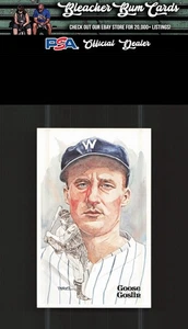 1980-01 Perez-Steele Hall of Fame Series 109 Goose Goslin #/10000 - Picture 1 of 2