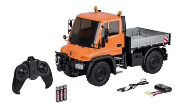 CARSON 1:12 MB Unimog U300 2.4G 100% RTR R/C Spielfahrzeug, Orange - Bild 1 von 3