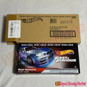 Hot Wheels Premium Fast & Furious Fast Imports 5-Car Set w/ Box & Outer Sleeve - Picture 1 of 3