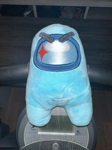 Peluche LAmong Us SHAPESHIFTER'S Egg Cian AZUL 7" Transforming Crewmate 2023 Raro - Imagen 1 de 3