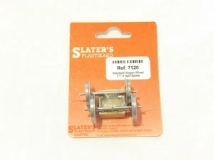 Slaters 7120 1 x Pair Split Spoked Wagon Wheels & Brass Bearings Kit - O Gauge - Picture 1 of 2