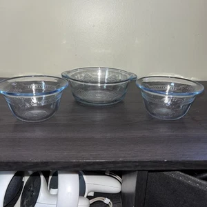 Vintage Fire King Sapphire Blue Philbe Bowls - Picture 1 of 5