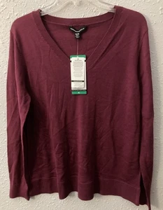 Katherine Barclay Pullover Damen XL extrafeine Merinowolle (Farbe Himbeere) Neu. - Bild 1 von 2