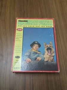 Rin Tin Tin Tv Show Jigsaw Puzzle 63pc Whitman Complete 1950's Vintage 1 Owner - Picture 1 of 4