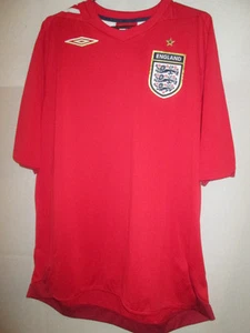 England 2006-2008 Auswärtsfußball Shirt Größe XL extra groß Herren Erwachsene Passform / 88498 - Bild 1 von 1