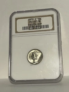 1939 D MERCURY DIME NGC MS67 FB   GEM+++++ - Picture 1 of 2