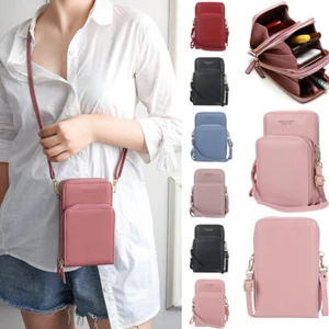 Crossbody Cell Phone Bag Purse for Women Mini Shoulder Bag Wallet with Card Slot - Picture 1 of 18