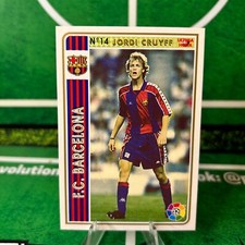 JORDI CRUYFF 14 1ST YEAR - FCB BARCELONA - MUNDICROMO LEAGUE CHIPS 1994-95 CARD