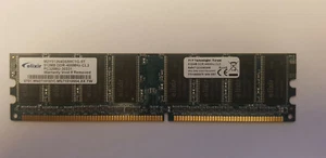 512MB Elixir M2Y51264DS88C1G-5T DDR-400MHz-CL3 PC3200U-30331 Desktop RAM 184pin - Picture 1 of 2