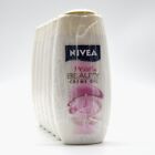 NIVEA GEL DOUCHE crème perle et beauté figurine huile parfum 6x250 ml pour femmes abandonné