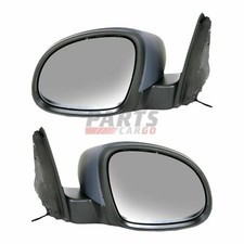 Fits 2009-18 Volkswagen Tiguan Set Of 2 Power Door Mirror Manual Folding Heated