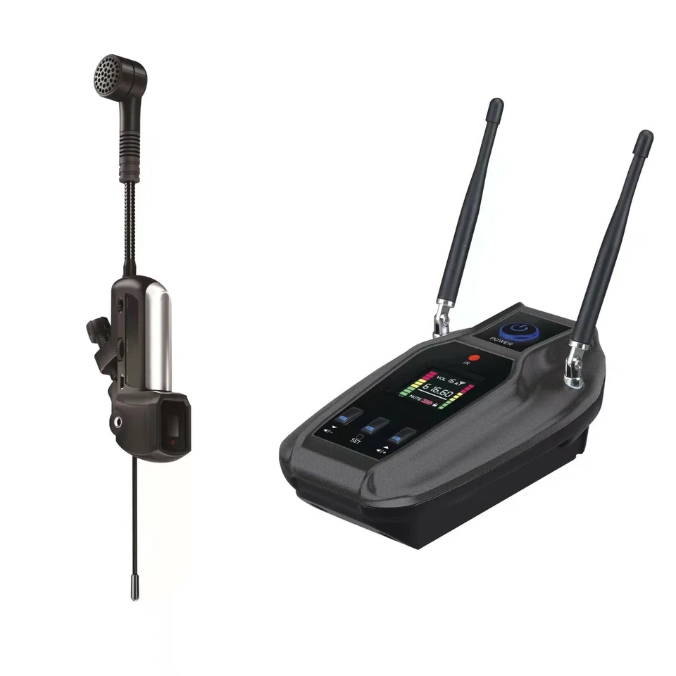 Saxophone Microphone, UHF Rechargeable Wireless Instruments Microphone System - Image 1 of 1