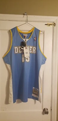 100% Authentic Mitchell & Ness Carmelo Anthony 03/04 Nuggets Jersey Sz 52 XXL  - Image 1 of 4