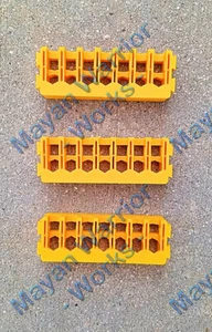 Genuine DEWALT Medium 1 set of 3 each bit Holders - capacity: 7 bits ea - Yellow - Picture 1 of 2