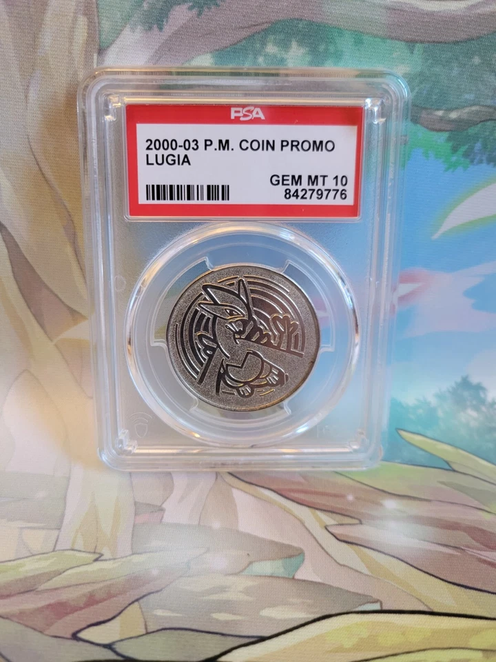 Pokemon Lugia Metal Neo Genesis Wizards Theme Deck 2000 - 03 Graded Coin - Image 1 of 2