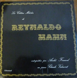 ANDRE FERRAND - CLAUDE VALMONT  / HAHN melodies / FIDSOUND  - Picture 1 of 1