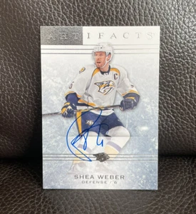 Shea Weber Signed 2014-15 Upper Deck Artifacts Hockey Card #64 Predators - Picture 1 of 2