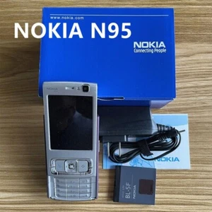 Original Nokia N Series N95 -Deep plum 3G GSM Wifi 5MP Slider Unlocked CellPhone - Picture 1 of 11