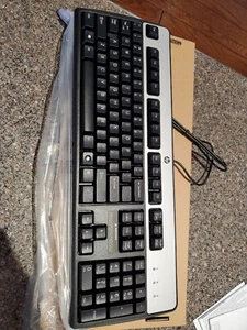 NEW HP PS/2 Wired Keyboard QWERTY HP Model KB-0316 In Box Vintage Gear - Picture 1 of 11
