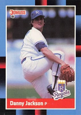 Danny Jackson 1988 Donruss #132a Kansas City Royals Baseball - Image 1 of 2