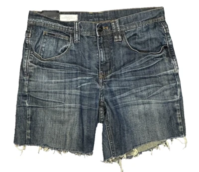 Empyre Cut-Off Denim Shorts Mens 32 (Fit 31x5.5) Blue Skeletor Slim Skater - Image 1 of 4